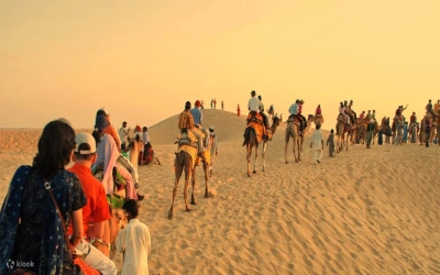 Full day Jaisalmer sightseeing tour with camel rides and desert exploration