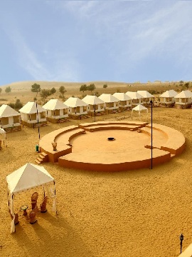 Sam Sand Dunes in Jaisalmer – desert camping and cultural evening experience